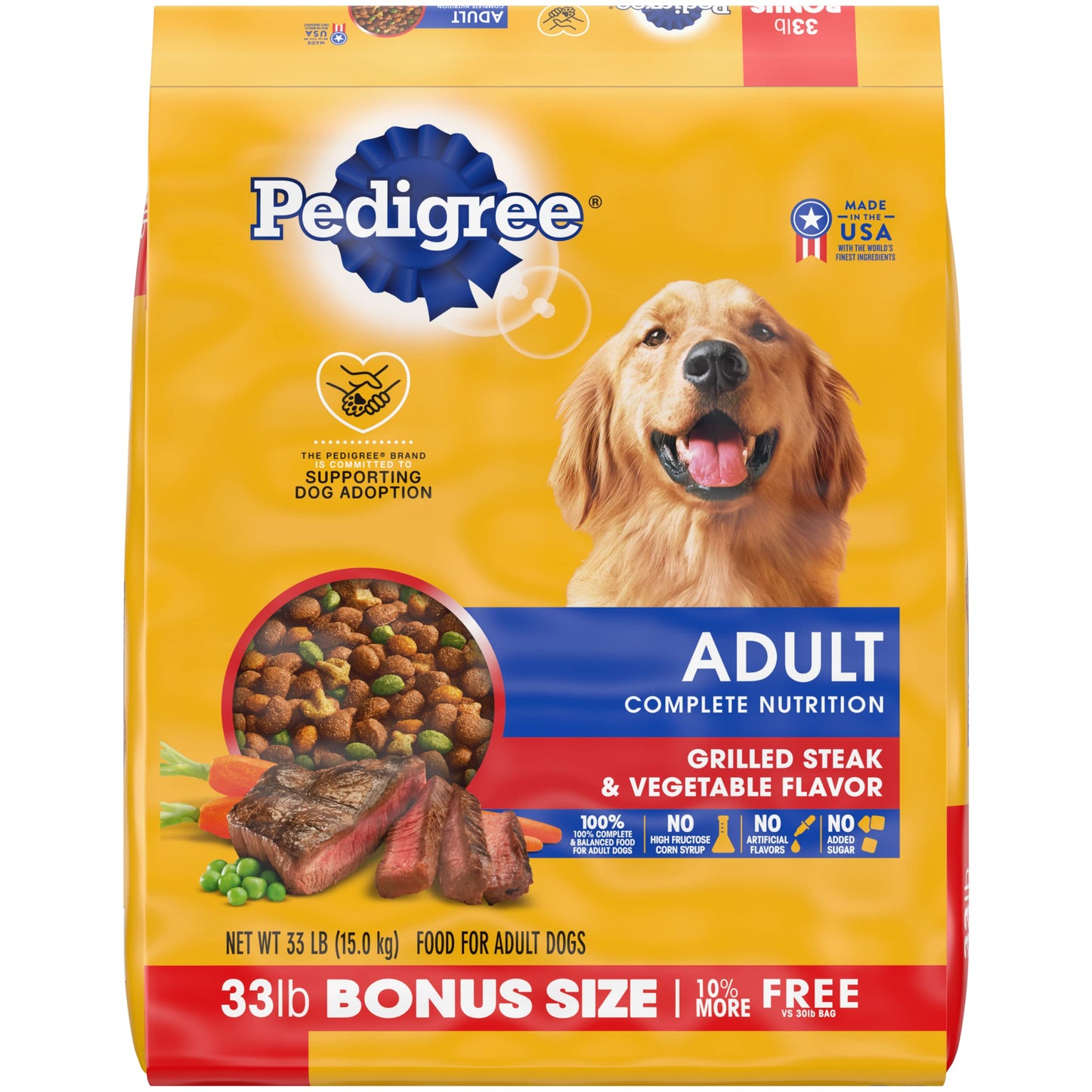 Pedigree - Grilled steak and vegetable flavor